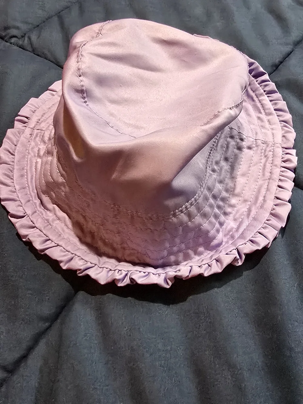 UV Skinz Lilac Ruffle Brim Bucket Hat for Kids